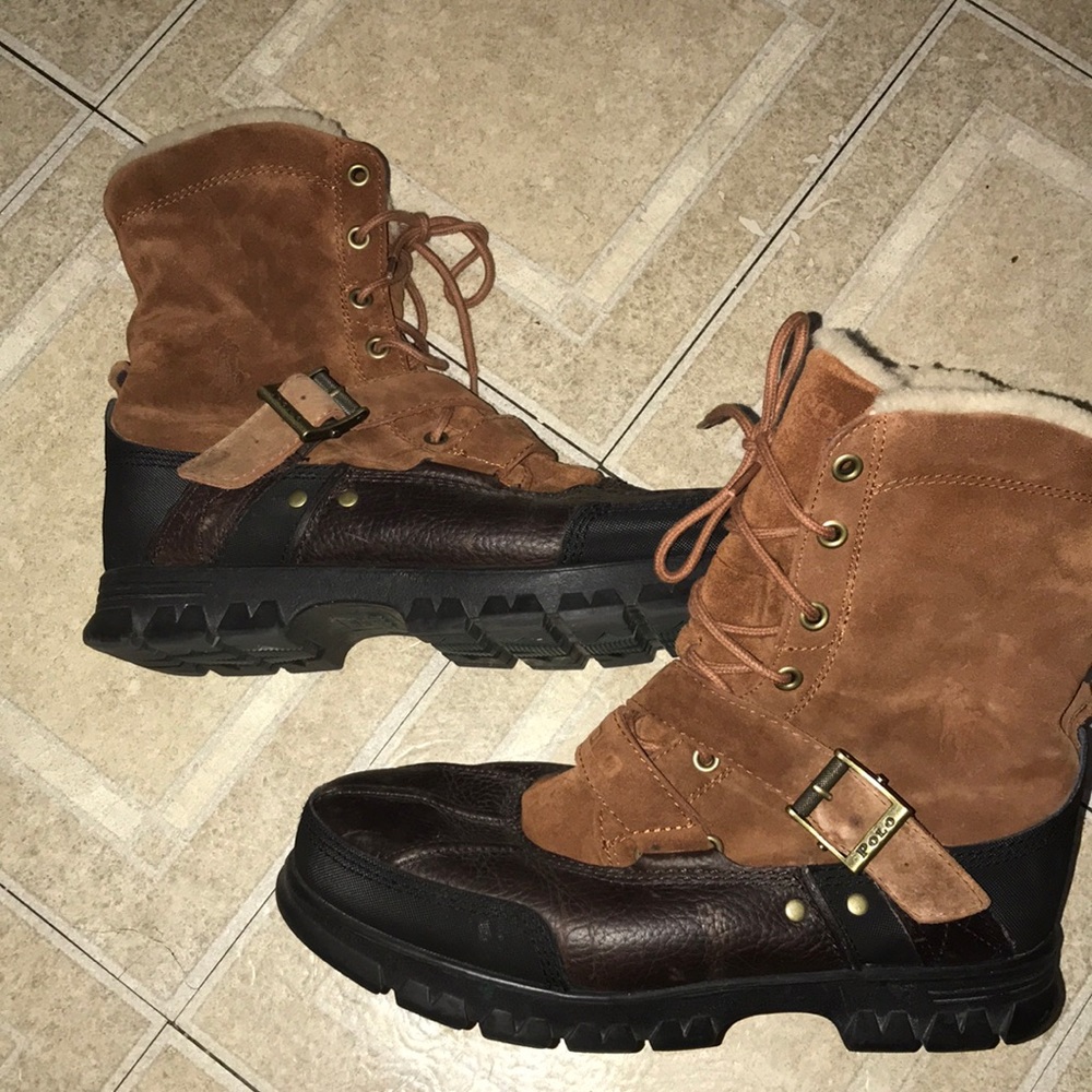 *LIKE NEW* only worn once Ralph Lauren Polo Boots